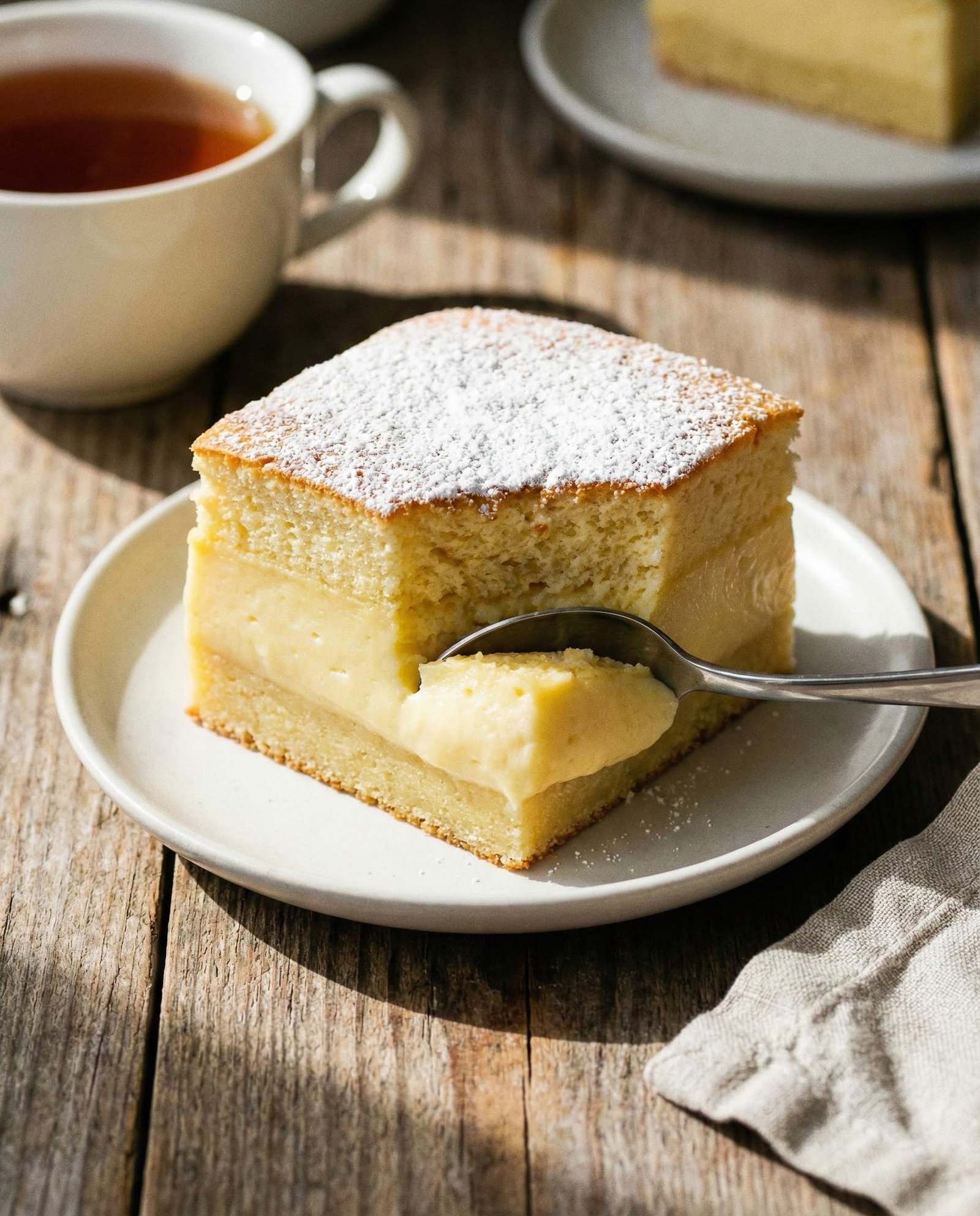 Supyliau skystą tešlą ir gavau desertą su kremu viduje – be jokios magijos, tik gudrybės