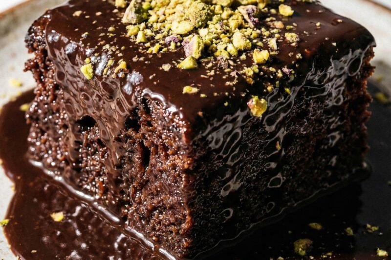 Turkiškas „šlapias“ keksas – kai norisi kažko labai šokoladinio