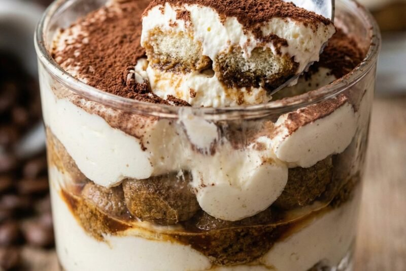 Tinginio tiramisu stiklinėje: desertas, kurį darau per 10 minučių