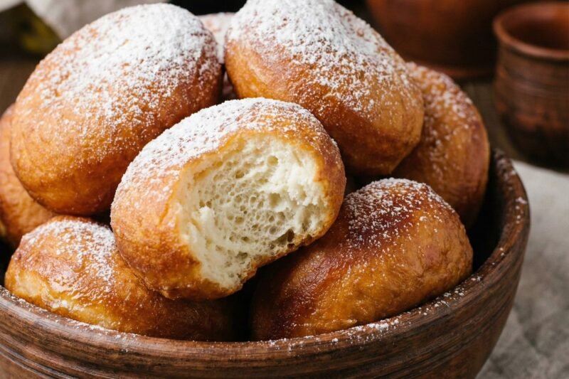 Varškės spurgos keptuvėje: minkštos kaip pūkas ir paruošiamos per 15 minučių