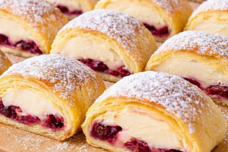 Vyšnių ir vanilės štrudelis: greitas, sultingas ir neįtikėtinai skanus