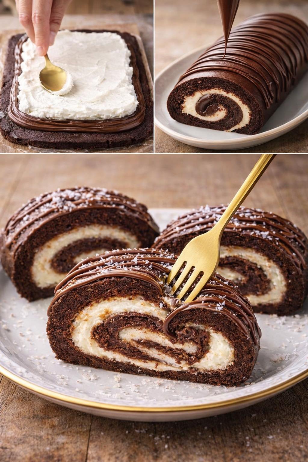 Be kepimo, be vargo – šis šokoladinis vyniotinis atrodo kaip iš konditerijos