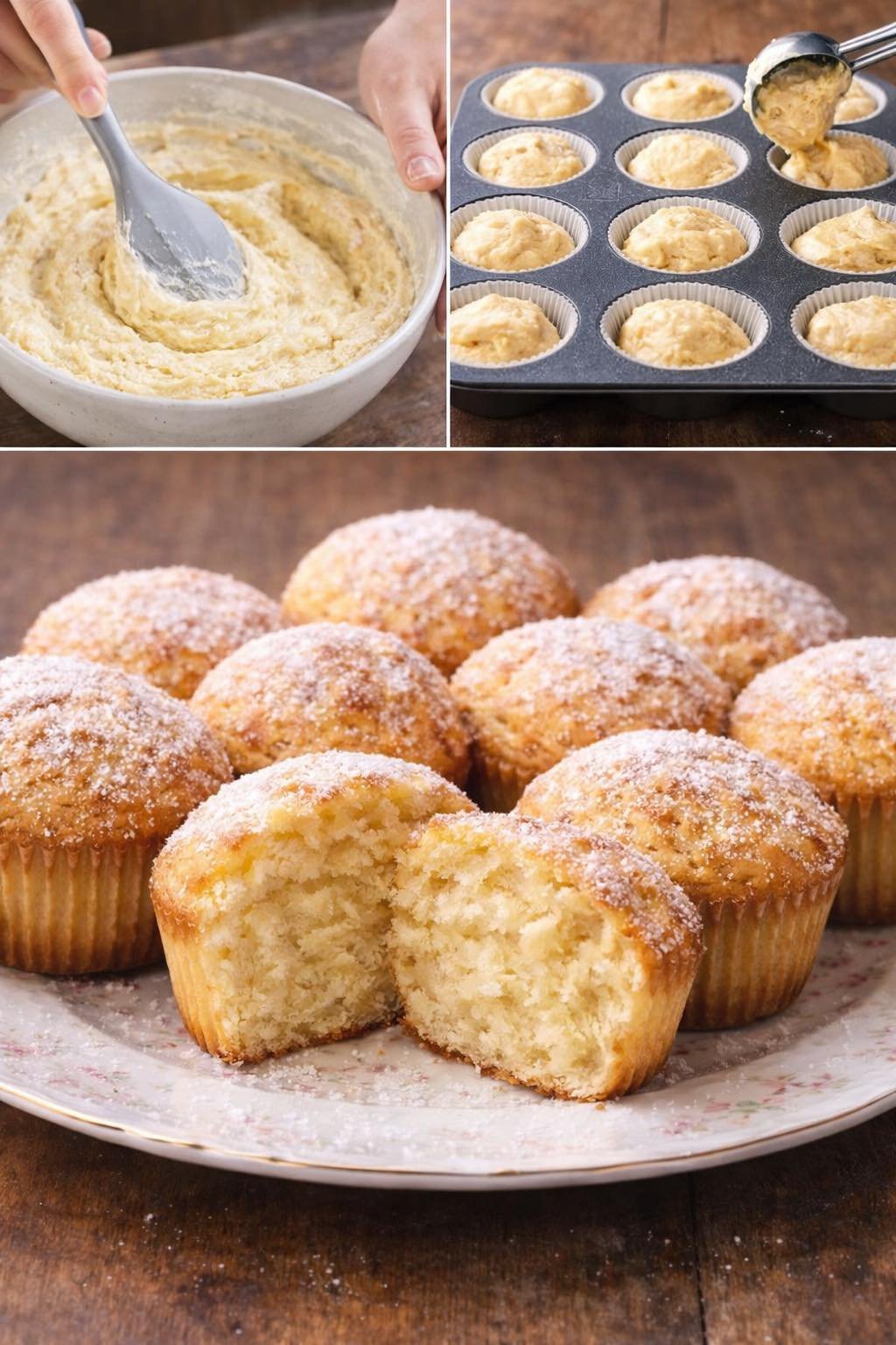 Vos 10 minučių darbo – o šie kokosiniai keksiukai dingsta dar karšti