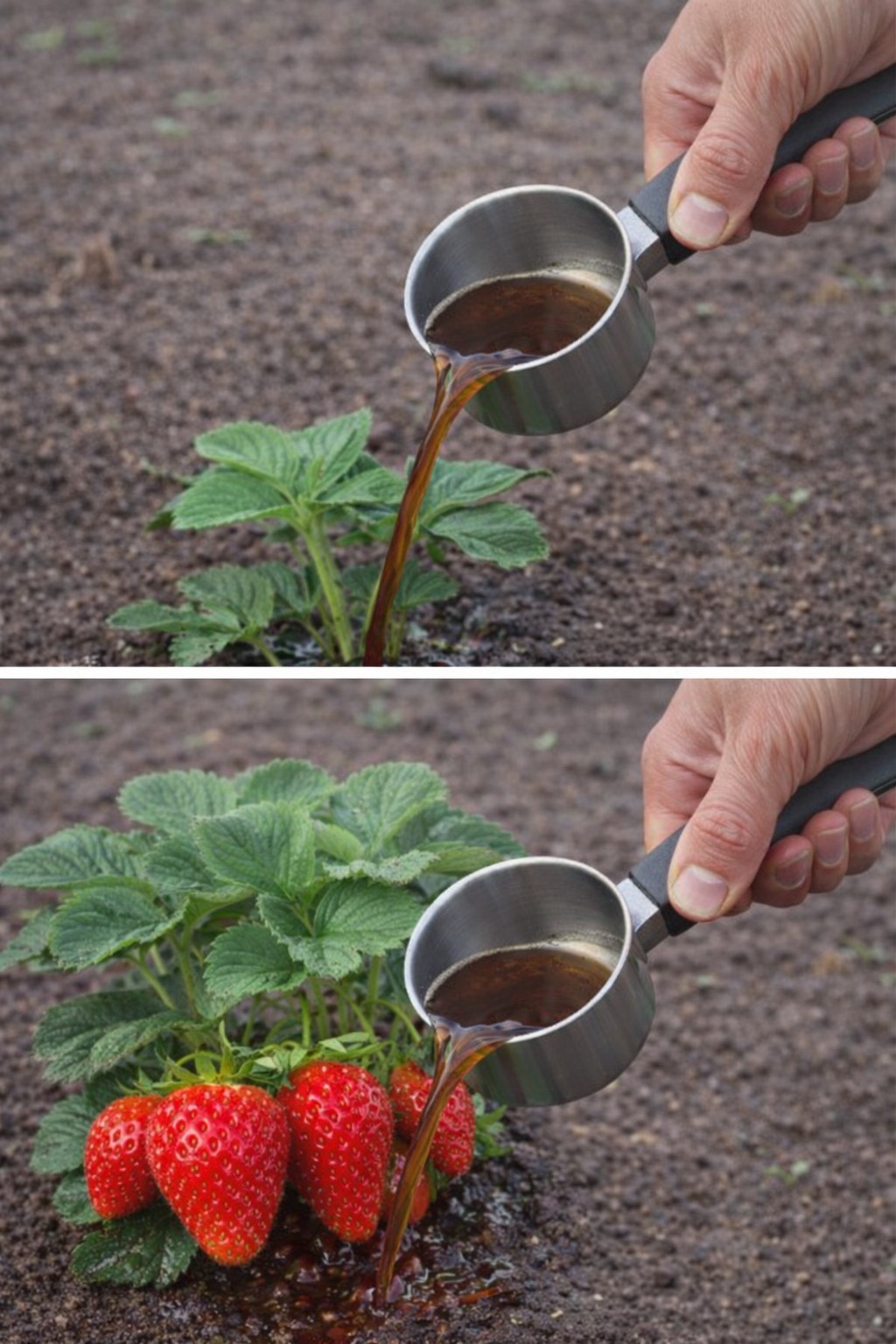 Šitas paprastas mišinys pažadina net silpniausias braškes (patikrinta)