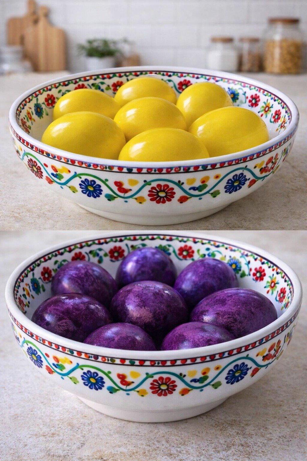 Natūraliai dažyti Velykų kiaušiniai: ryškios spalvos be jokių chemikalų