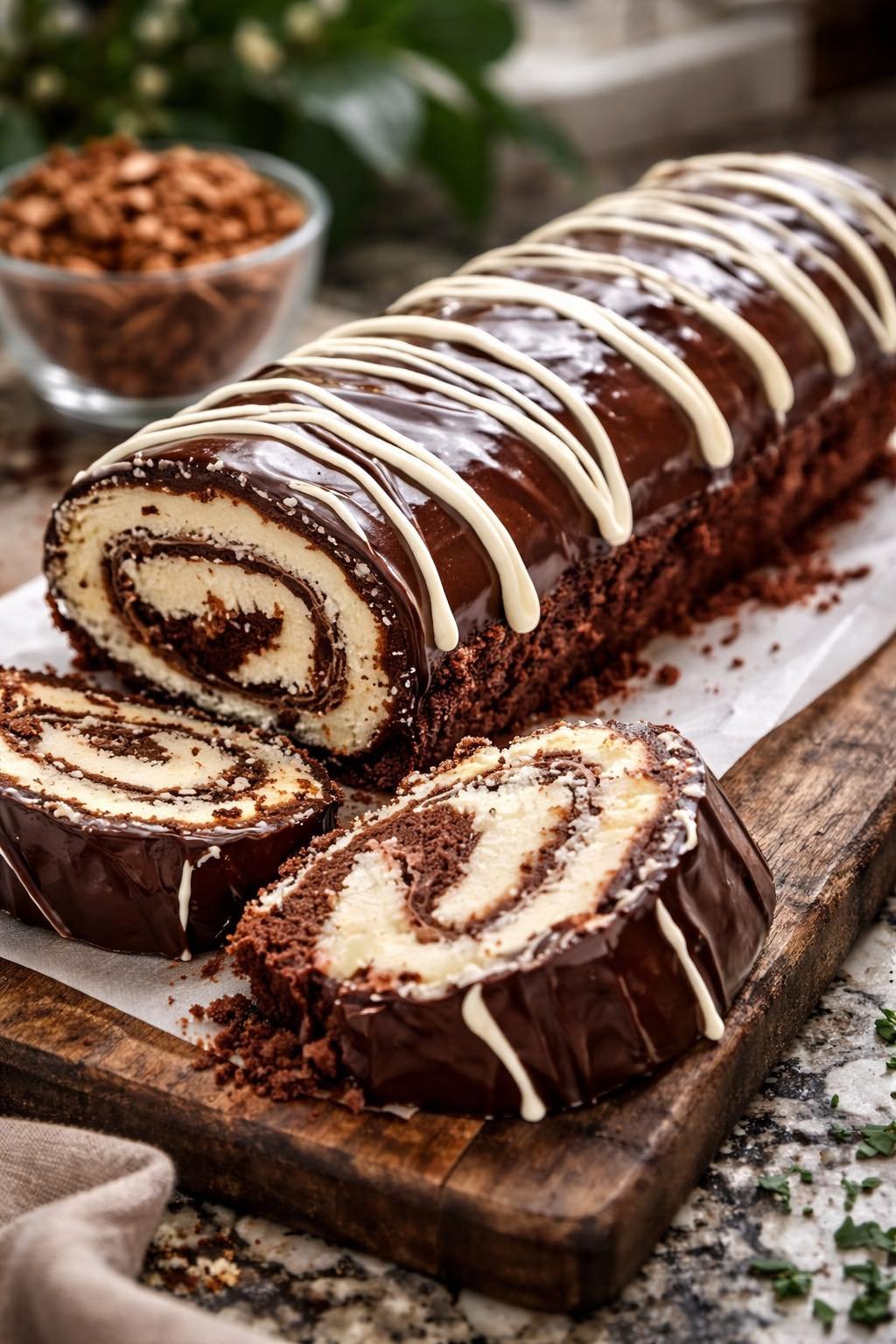 Perpjoviau – ir visi paprašė recepto: šokoladinis vyniotinis, kuris atrodo kaip iš konditerijos