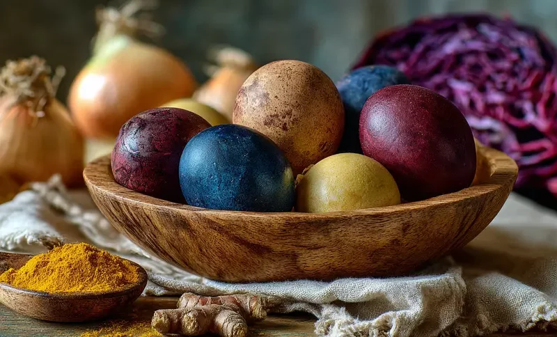 Liaudiški būdai dažyti kiaušinius Velykoms