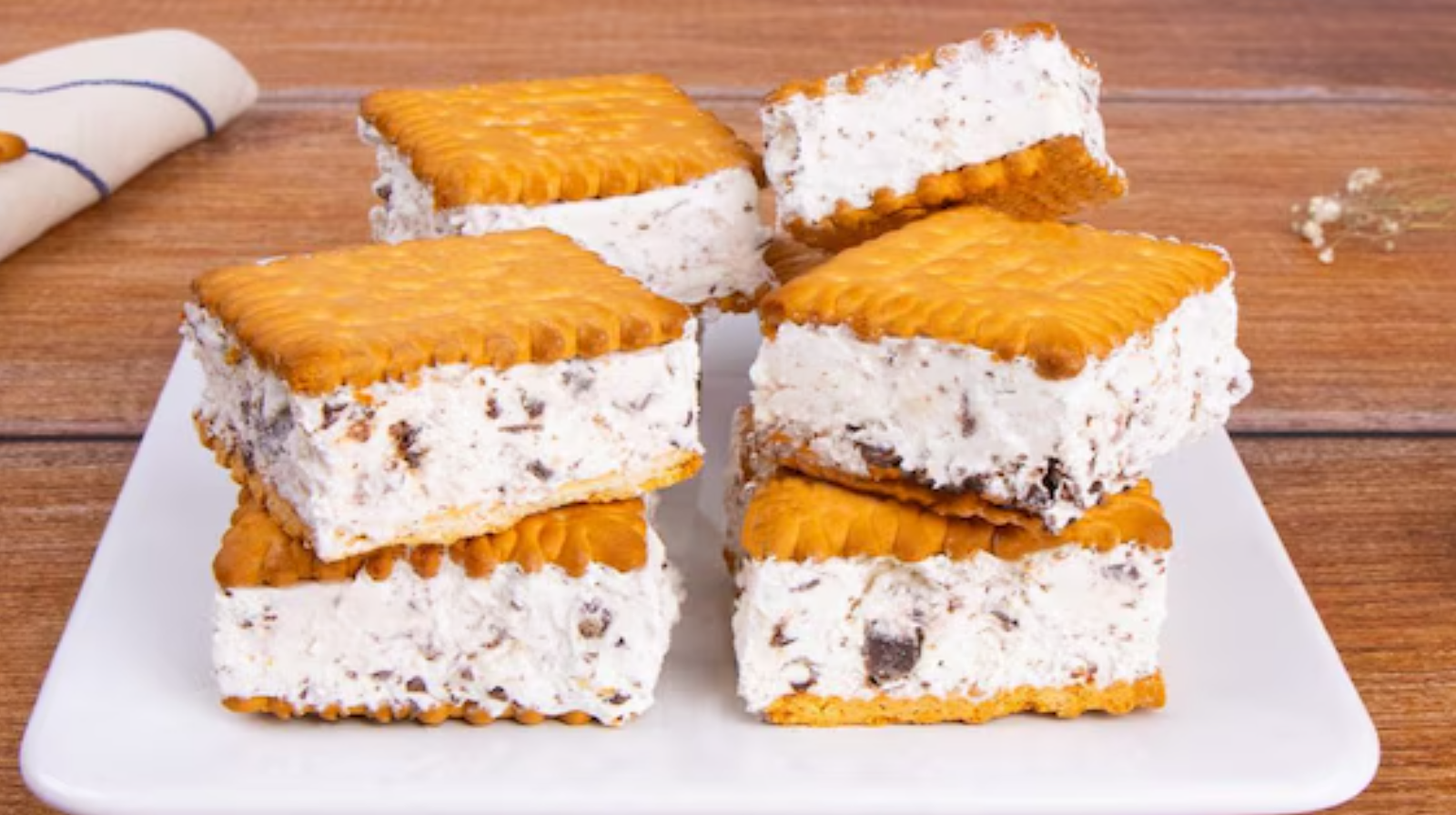 Nekeptas sausainių ir ledų desertas su šokoladu – vos iš 5 ingredientų