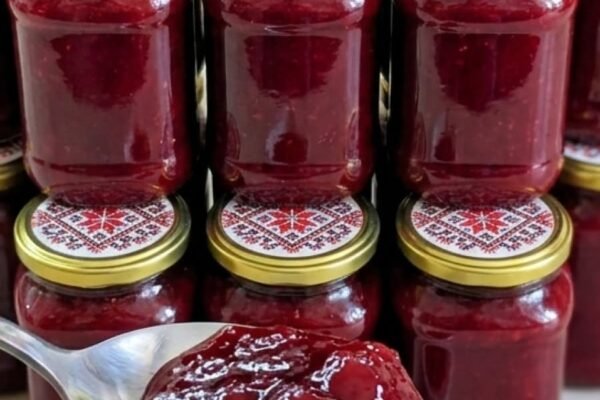 Tirštas aviečių džemas be kauliukų – receptas be tirštiklių ir želatinos