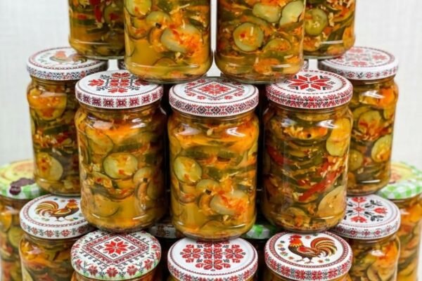 Aštrūs agurkai žiemai su česnakais ir paprika – paprastas konservavimo receptas