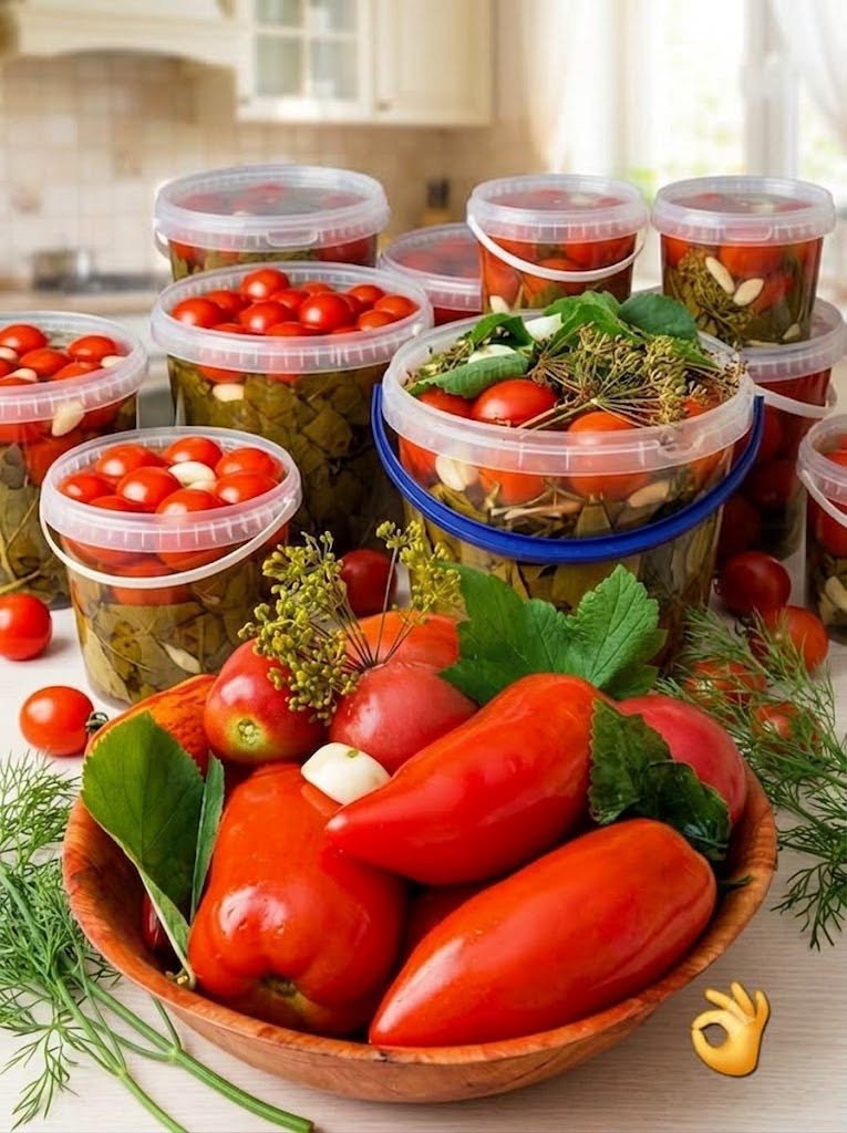 Rauginti pomidorai žiemai – kaimiškas receptas su česnakais, krapais ir aitriąja paprika