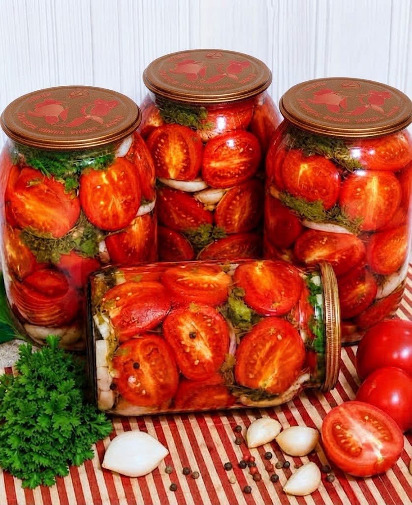Pomidorai korėjietiškai žiemai – aromatingas, sultingas ir maloniai aštrus receptas
