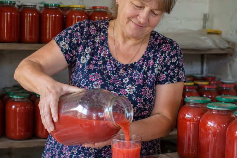 Naminės pomidorų sultys žiemai: tirštos, natūralios ir aromatingos