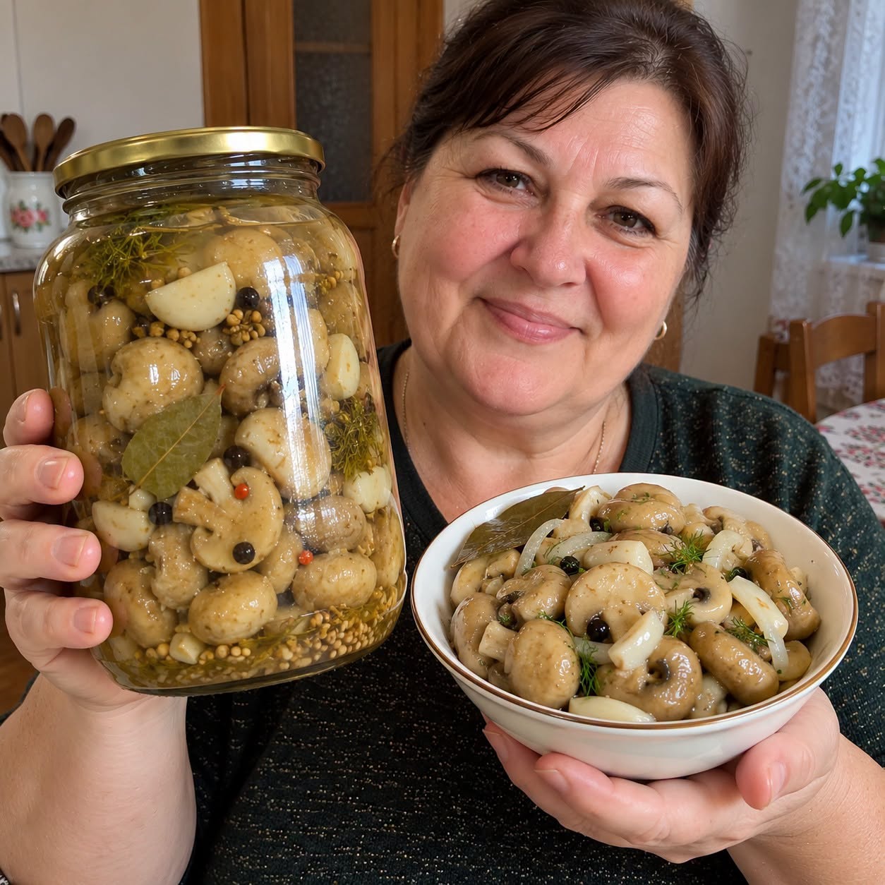 Marinuoti pievagrybiai žiemai – traškūs, aromatingi ir su malonia rūgštele
