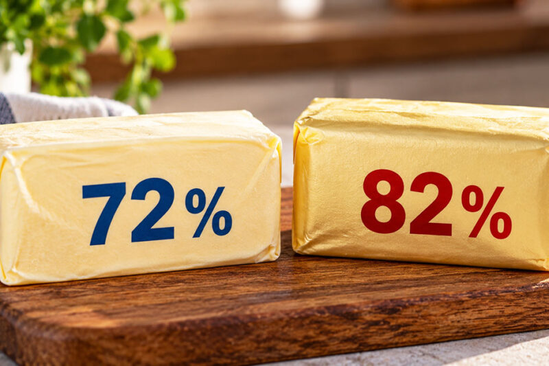 72 % ar 82 % sviestas: kuo skiriasi ir į ką atkreipti dėmesį perkant