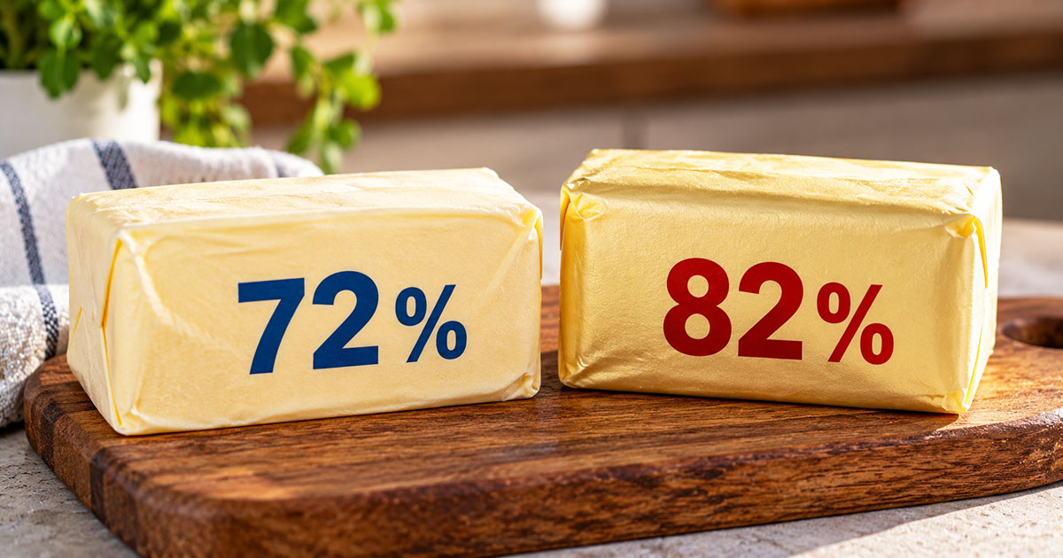 72 % ar 82 % sviestas – parduotuvėje pirmiausia žiūriu ne tik į didesnį skaičių ant pakuotės