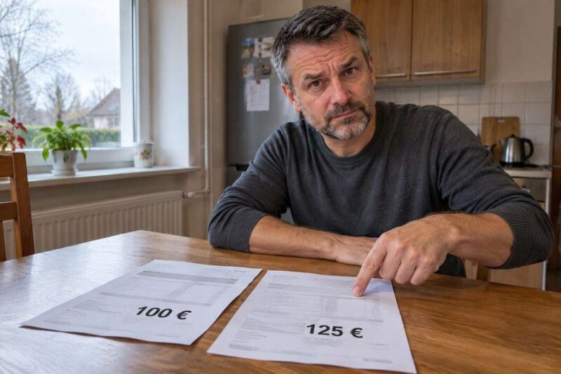 Kauno rajono gyventojas prie virtuvės stalo lygina dvi šildymo sąskaitas – 100 ir 125 eurų