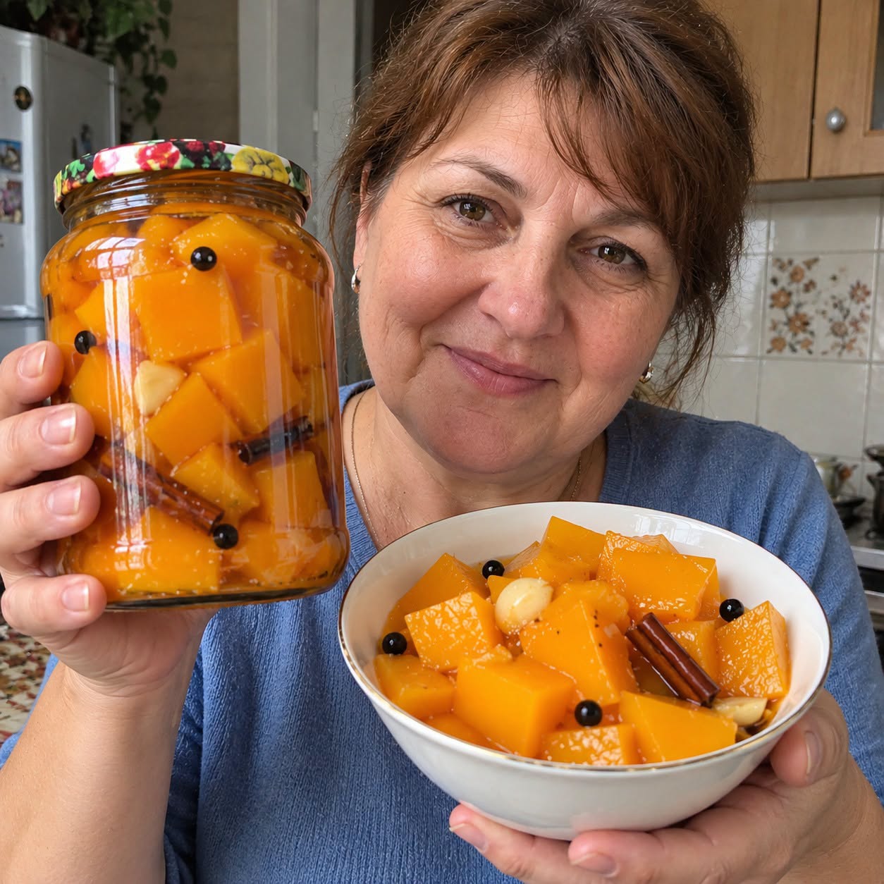 Janina parodė, ką deda į marinuotą moliūgą – vienas prieskonis suteikia visai netikėtą aromatą
