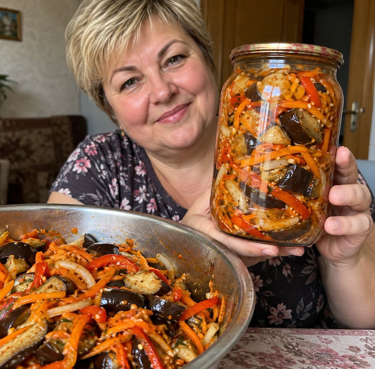 Baklažanai korėjietiškai – tas pats skonis kaip turguje: pikantiški, kvapnūs ir su traškiomis daržovėmis