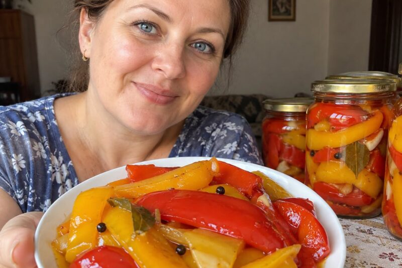 Marinuota paprika su medumi – saldžiarūgštis receptas šaldytuvui
