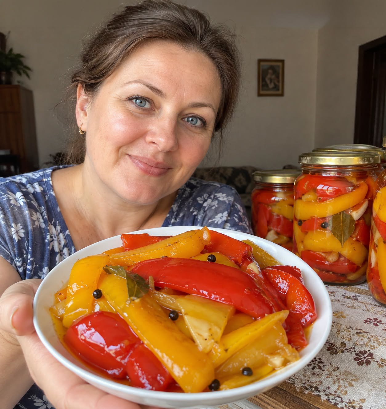 Į 2 kg paprikos dedu 100 g medaus – skonis visai kitoks nei įprastame marinate