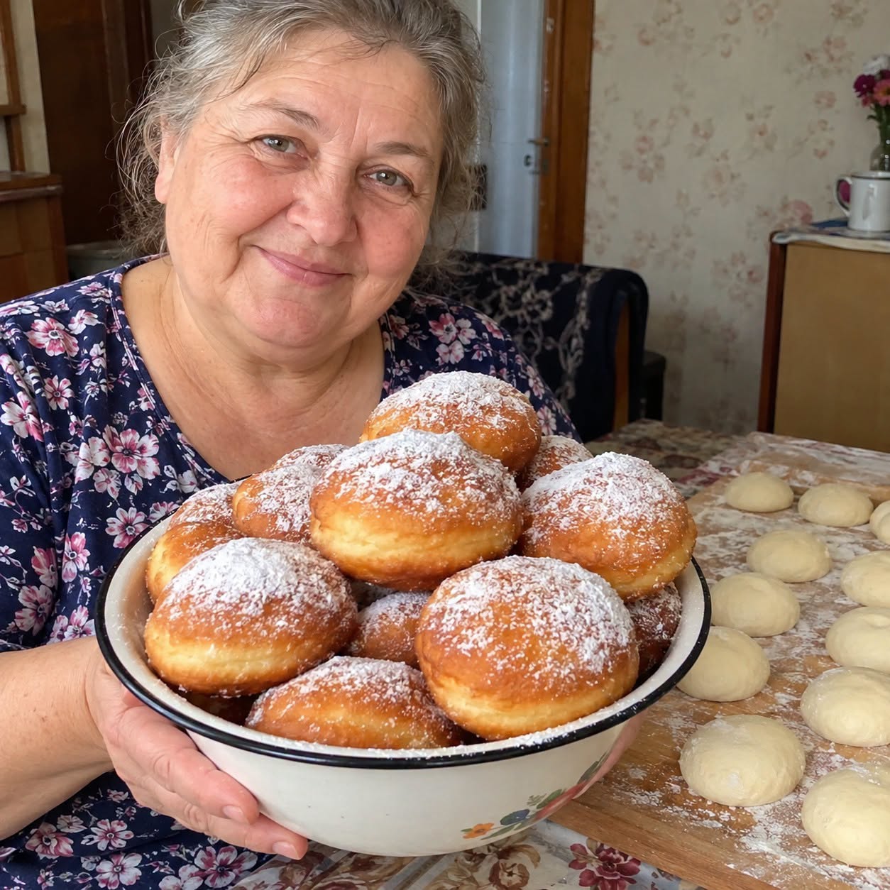 vandutė parodė, kodėl suformuotų spurgų iškart nekepa – po 20 minučių jos pasikeičia akyse