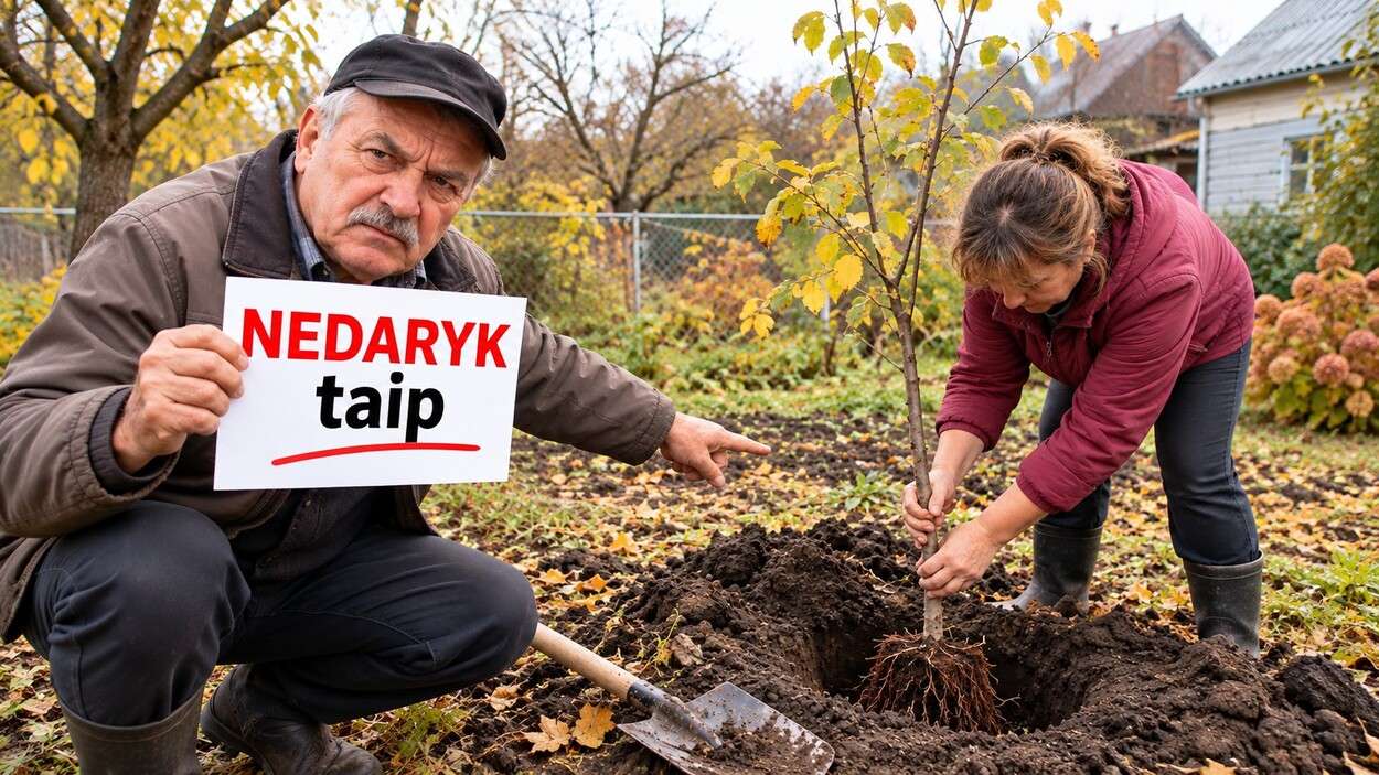 Nusipirkote jautrų sodinuką spalį? Kartais geriau jo neskubėti kišti į šaltą žemę