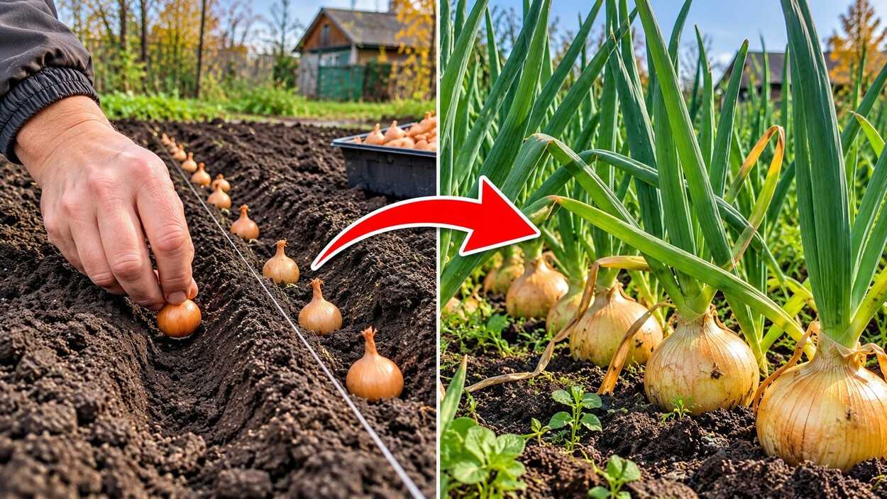 Žieminius svogūnus sodinu tik tada, kai dirva pasiekia šią temperatūrą – pavasarį skirtumas akivaizdus