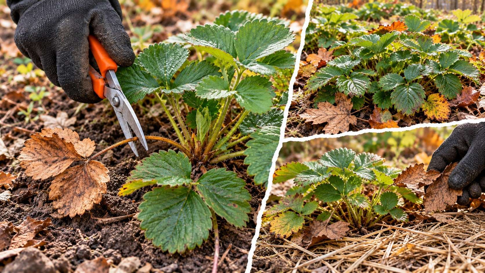 Ar rudenį reikia nupjauti braškių lapus? Štai kuriuos pašalinu, o kurių niekada neliečiu