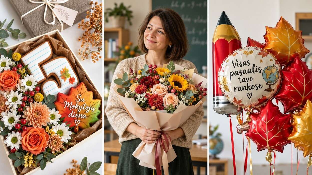 Ką padovanoti mokytojui spalio 5-ąją? Šios paprastos dovanos dažnai nudžiugina labiau nei brangūs pirkiniai