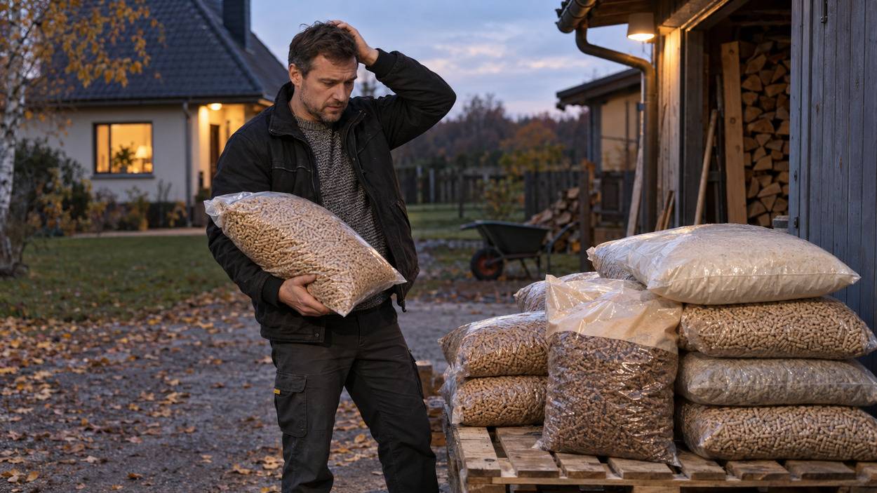 15 kg granulių maišas – 6,49 arba 7,79 euro: perskaičiavau visai žiemai ir skirtumas išaugo iki šimtų