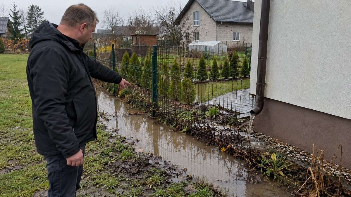 Kaimyno stogas visą lietaus vandenį pila į mano sklypą: paklausiau, ar tikrai privalau su tuo taikstytis