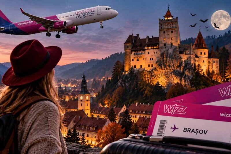 „Wizz Air“ rengia konkursą: vienas keleivis su draugu galės nemokamai aplankyti Rumuniją