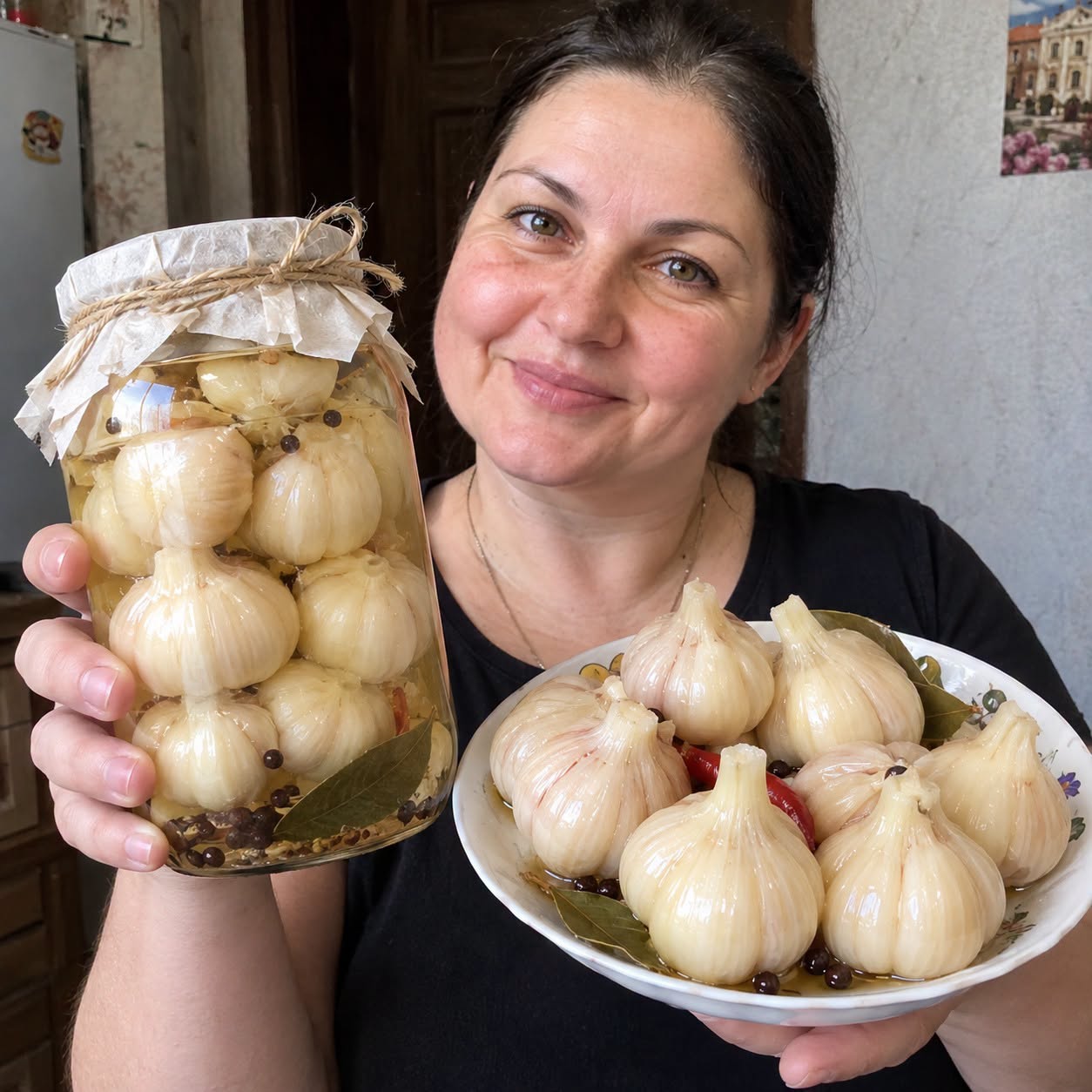 Gruziniškai marinuoti česnakai – vos atidarau stiklainį, visi klausia, kuo taip gardžiai kvepia