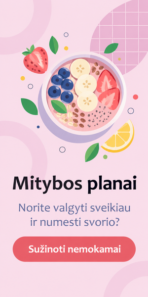 Apskaičiuokite savo KMI — eMityba