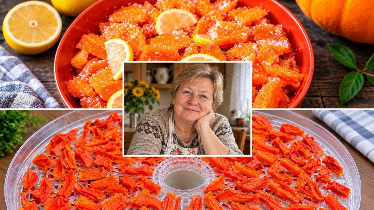Rudenį saldainių nebeperku: iš moliūgo gaminu ryškius, kvapnius ir nebrangius cukatus
