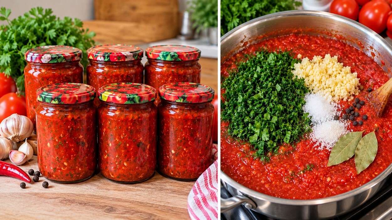 Pomidorus šiam padažui perku dėžėmis – žiemą stiklainius atidarau ir prie balandėlių, ir prie makaronų