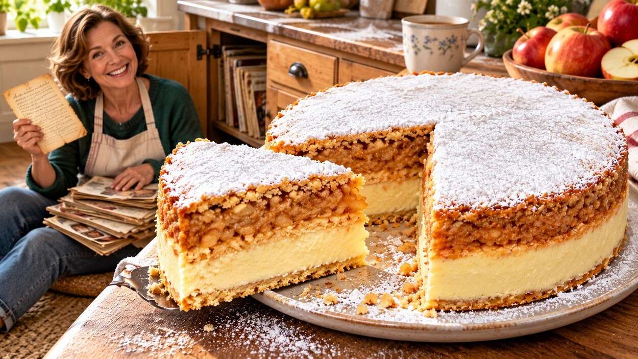 Į vieną tortą sudedu net 2,5 kg obuolių – kitą dieną jo pjūvis atrodo lyg iš seno konditerijos žurnalo