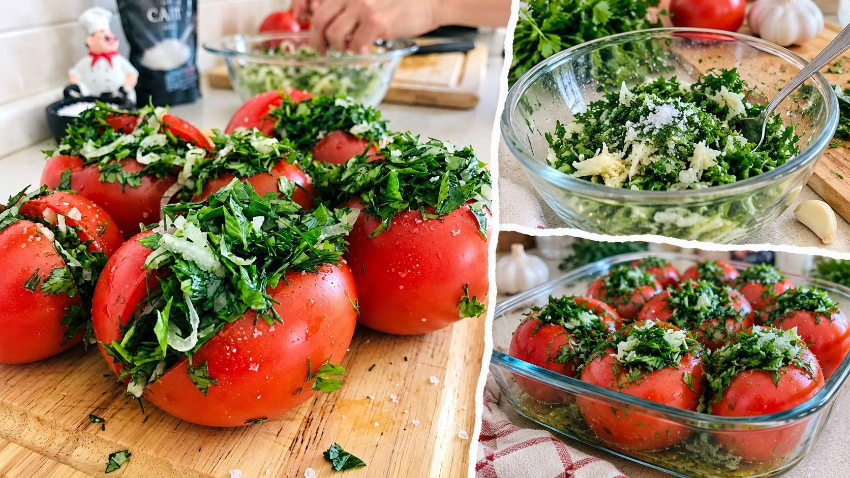 Į pomidorų įdarą dedu vieną netikėtą ingredientą – paragavę visada klausia, kas suteikia tokį skonį