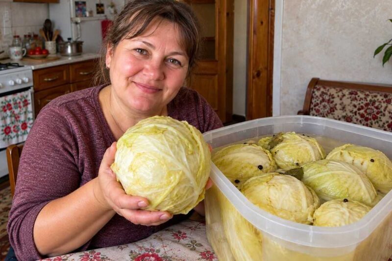 Raugintos kopūstų galvos sūryme – senovinis receptas balandėliams ir garnyrui