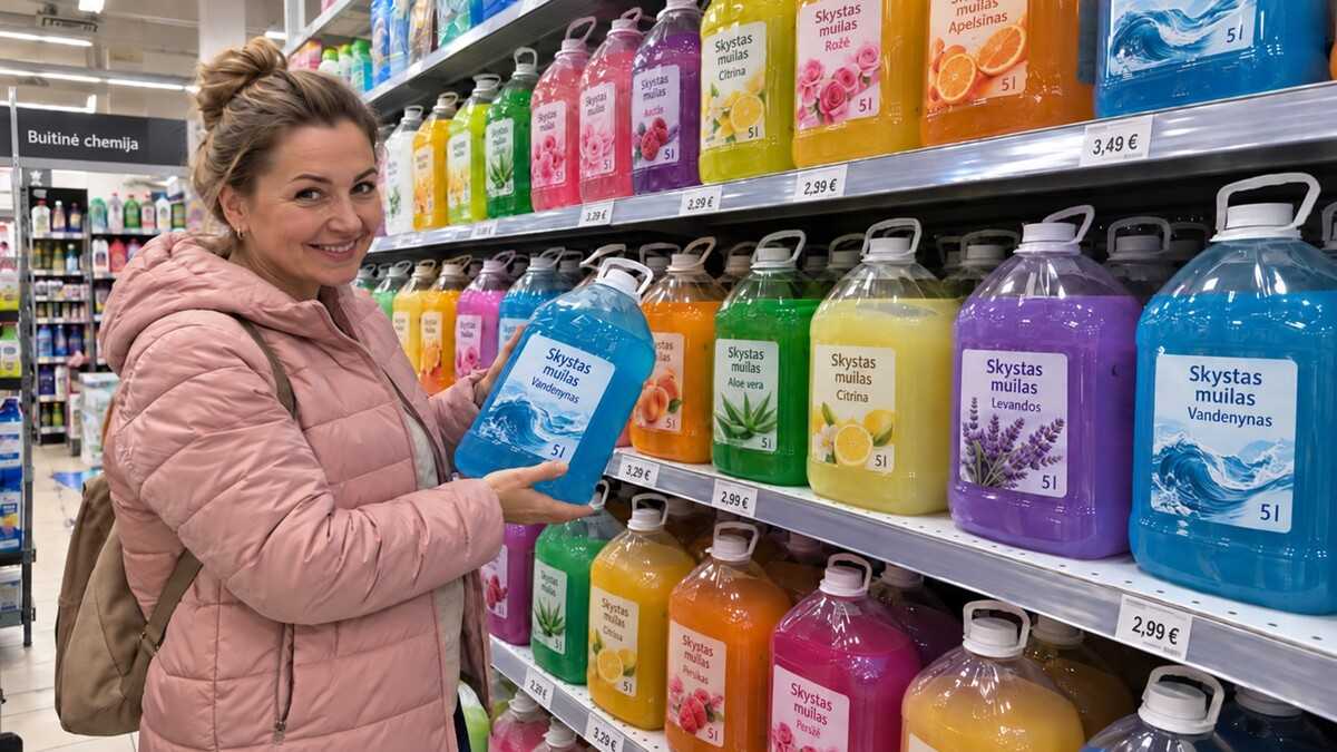 Sulaukusi pirmojo sniego nusiperku 5 litrus skysto muilo: rankų juo neplaunu – namuose ir sodyboje jis praverčia 5 būdais