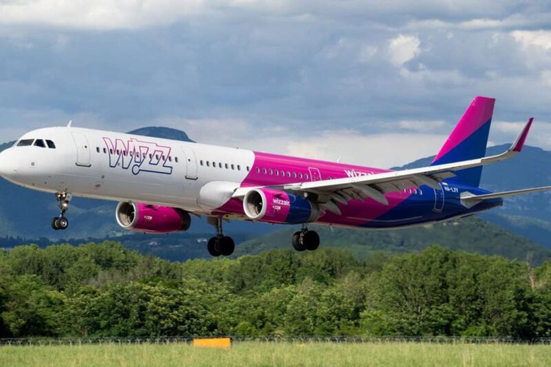 Wizz Air lėktuvas